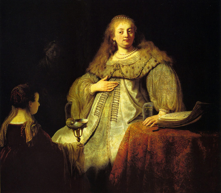 Photo:  Rembrandt van Rijn,Artemis, 1634